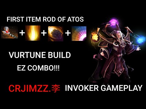 TRY NEW TREND VURTUNE INVOKER BUILD || MY INVOKER GAMEPLAY #8