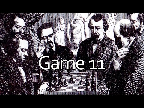 Morphy vs Anderssen game 11 / Unofficial chess champion match 1858