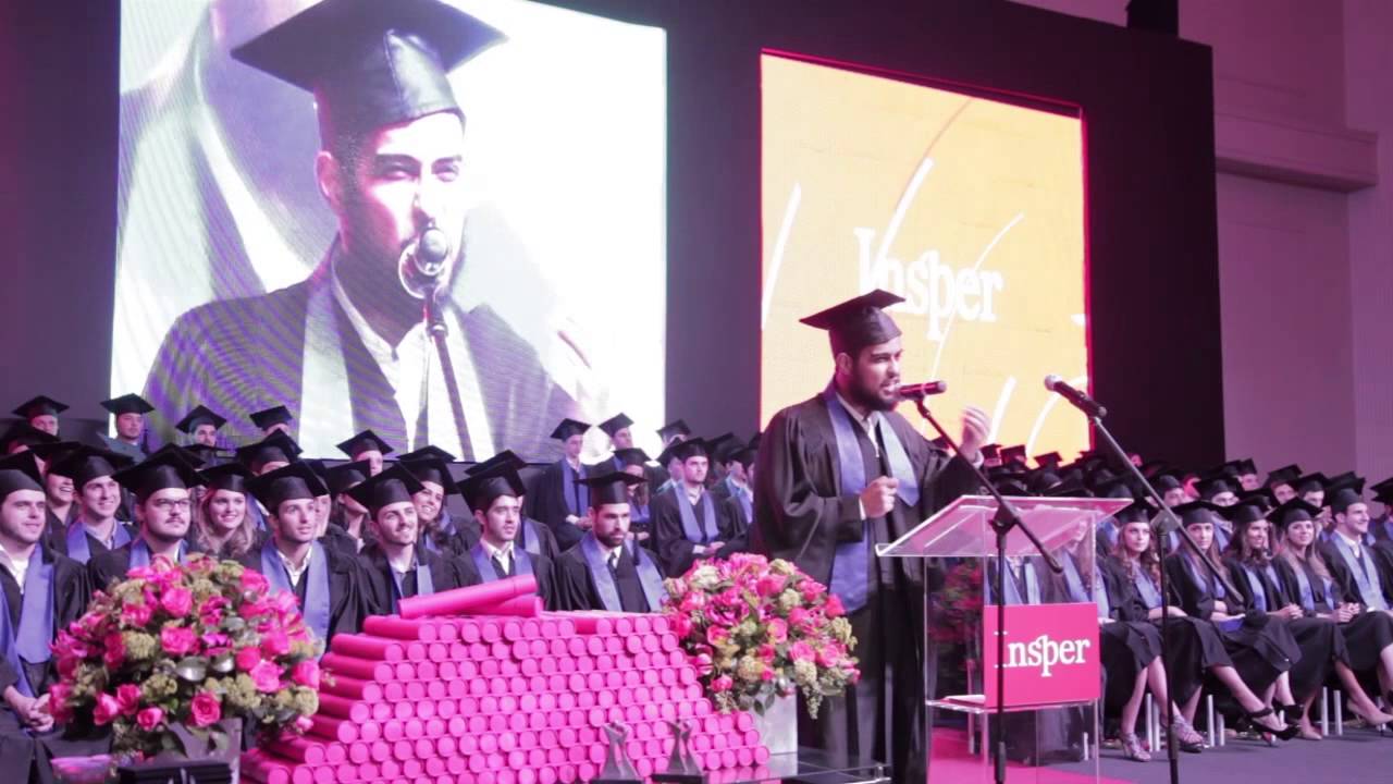 Discurso orador da 26ª Cerimônia de formatura do Insper - Bruno Santos de Souza