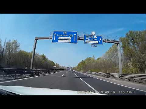 M0 BUDAPEST Bypass: Csömör - Újpest exit (Megyeri bridge). Hungary