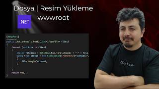 .NET de Dosya ya da Resim Yükleme | wwwroot klasörü kullanımı | Canlıya alırken 