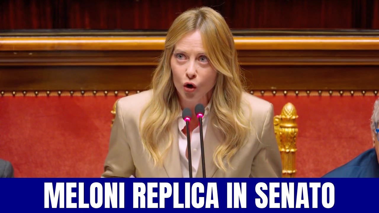 🔴 GIORGIA MELONI, REPLICA AL VETRIOLO DOPO LA DISCUSSIONE IN SENATO