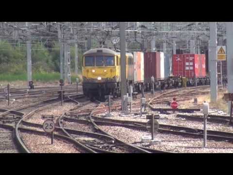 86637 and 86622 pass Stafford Station