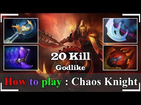 Miracle [Chaos Knight] Safelane 20 Kil - DotA 7.24 - Chaos Knight Beyond GODLIKE !