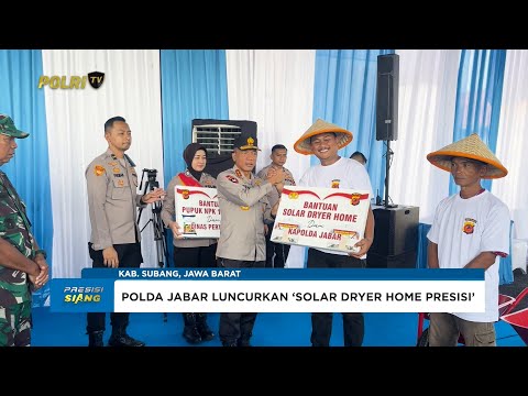 KAPOLDA RESMIKAN GUDANG LOGISTIK KETAHANAN PANGAN POLDA JABAR DI DESA PAMANUKAN, SUBANG