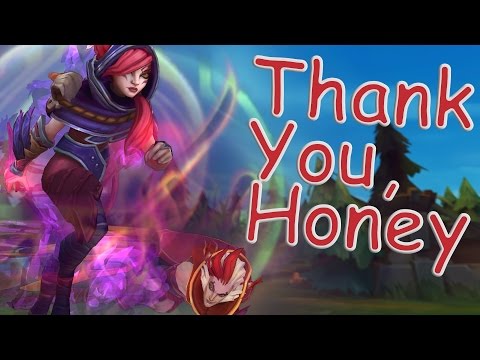 Xayah & Rakan lovely Quadra-Kill - Thank you, Honey
