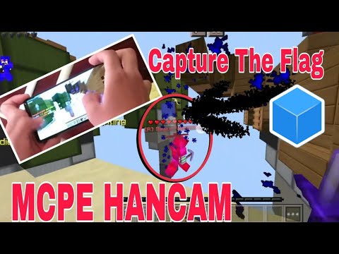 CubeCraft CTF with Handcam || Minecraft PE Capture the flag / MCPE PvP - DevaRoi MC