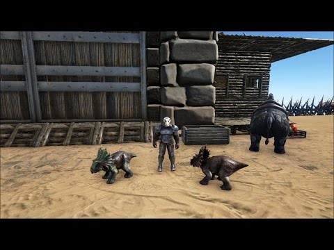 Modded Ark Survival S1.5 E1 - Guide to breeding super Dinos - Baby Trikes