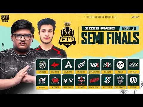 2026 PUBG MOBILE Spring Cup | Semi Finals - Group B | Behtareen Squads hi aage jayen ge🔥🏆