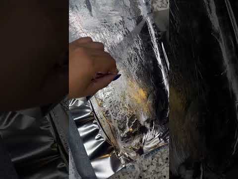 DIY: Foil transfer on denim #shorts #fashion #diy