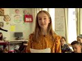Basisschool 't Landje aanwezig bij de herdenking - gedicht van Senna