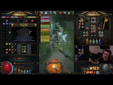 Crafting +4 bows in Crucible league for toxic rain