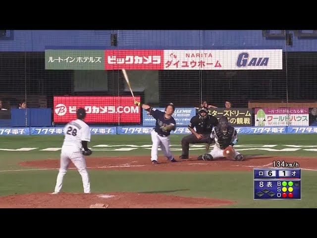 【8回表】2年連続50試合登板!! マリーンズ・松永があっさり3者凡退に抑える!! 2017/10/9 M-Bs