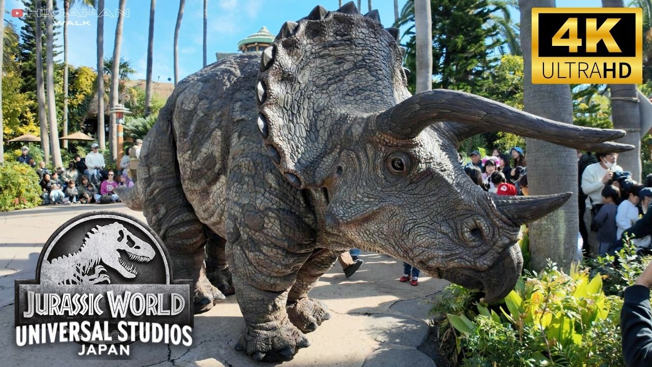 Inside Jurassic World Journey at Universal Studios Japan – Realistic Dinosaurs! 🦖