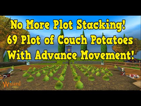 Wizard101 : NEW GARDENING PLOT BUILDING WITH ADVANCE MOVEMENT!