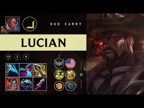 Lucian ADC vs Miss Fortune - NA Challenger Patch 25.24