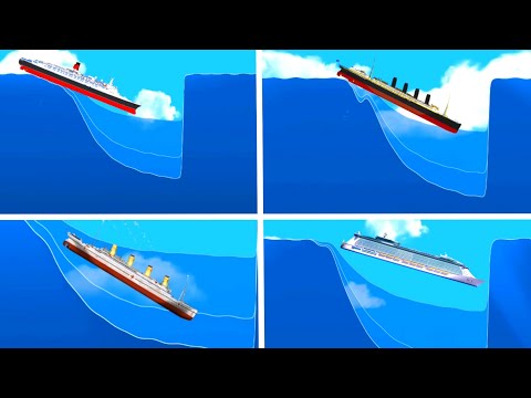 Sinking Ships Vs Reverse Tsunami [Floating Sandbox]