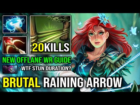 How to 100% Totally Delete Offlane with Perfect Shackleshot Max Stun Windranger Dota 2