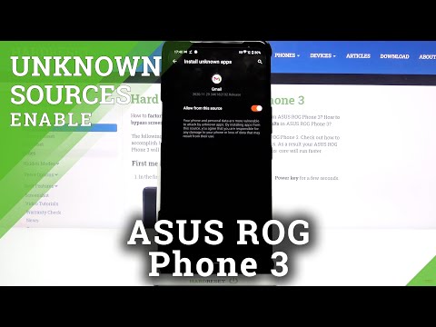 How to Allow Unknown Sources in ASUS ROG Phone 3 – Allow Installation From External Sources