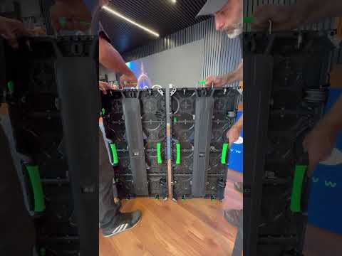 Lançamento P1LED | Painel de LED P2.6 Black Face Curve Rental Indoor #shorts