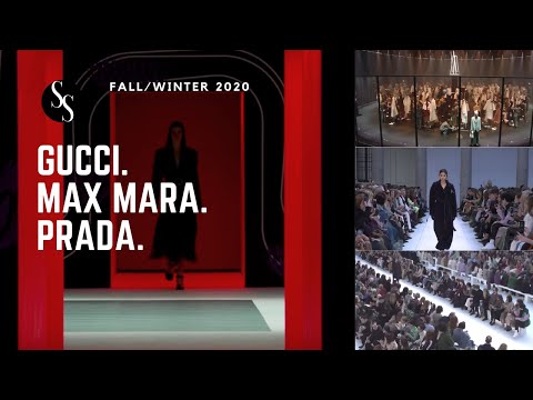 Gucci, Max Mara, Prada, & Christopher Kane | Fall/Winter 2020