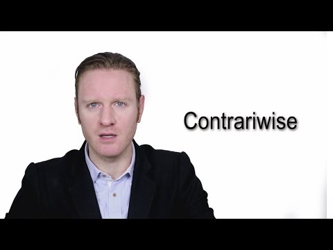 Contrariwise - Meaning | Pronunciation || Word Wor(l)d - Audio Video Dictionary