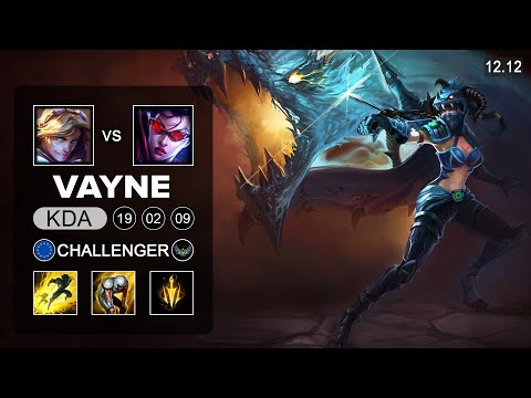 Vayne vs Ezreal ADC - EUW Challenger - Patch 12.12 Season 12
