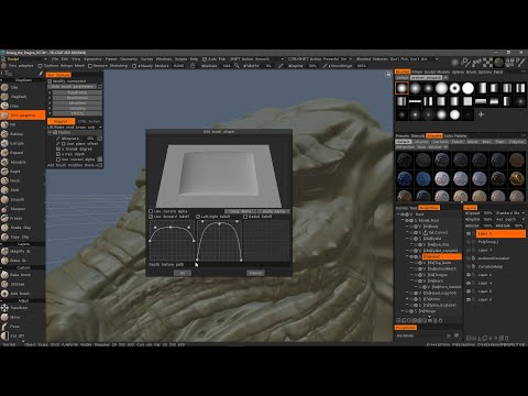 Photo - Trim Brush Group | Beeldhouwgereedschappen - 3DCoat