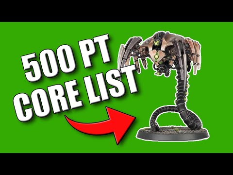Necron Core Keyword 500 Point Army List for 9th Edition