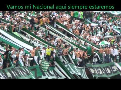 "Nacional 2 - Cali 1 Canticos Los Del Sur" Barra: Los del Sur • Club: Atlético Nacional