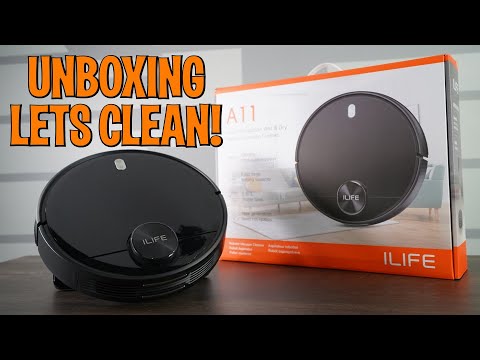 Unboxing & Lets Clean! ILIFE A11 - The Robot Vacuum and Mop!