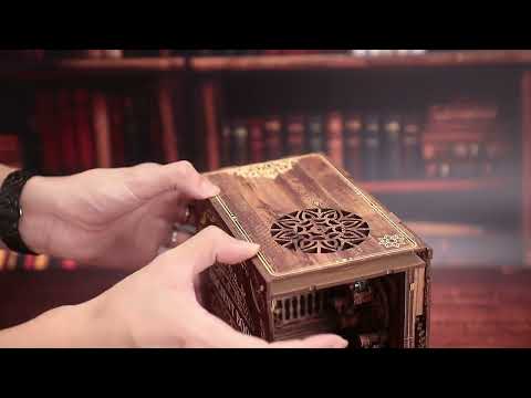 Book Nook Antique Book Collection Room ★ DX Craft BV02-008