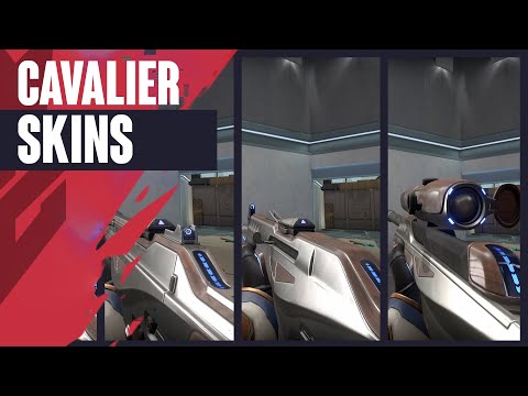 Cavalier Skins Showcase - Valorant Battlepass Skins