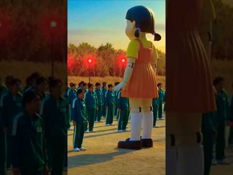 Red Light, Green Light: Squid Game Nightmare – 4K Cinematic Horror #shorts