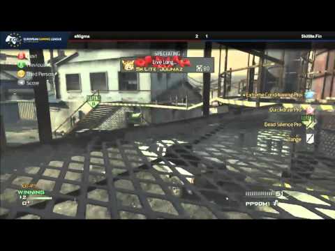 EGL6 : Call of Duty : MW3 (Xbox 360) : eNigma vs Skitlite.Fin : Map 4 - Group Stages