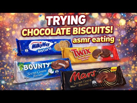 ASMR PARTY CHOCOLATE BISCUIT MILKY WAY,TWIX,BOUNTY,MARS(EATING SOUNDS) MUKBANG