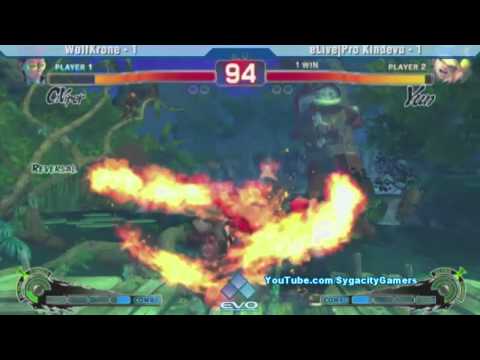 EVO 2011 - SSF4 AE - WolfKrone (C.Viper) vs Kindevu (Yun)