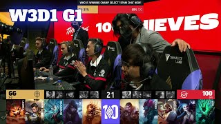 GG vs 100 | Week 3 Day 1 S12 LCS Spring 2022 | Golden Guardians vs 100 Thieves W3D1 Full Game