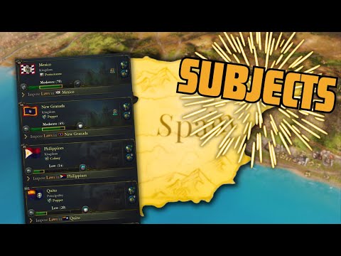 Subject Basics in Victoria 3 || Spain BEGINNER Tutorial Playthrough