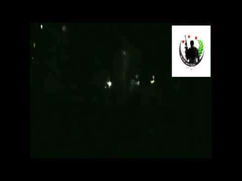 استهداف آليات النظام في شارع الثلاثين في مخيم اليرموك في العاصمة دمشق من قبل كتيبة محمد الأشمر