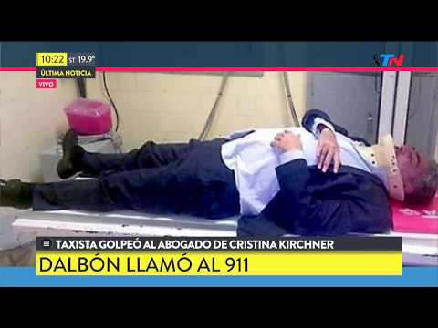 Un taxista golpeó al abogado de Cristina Kirchner