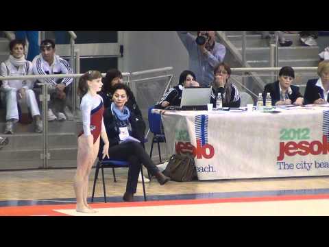 Anastasia Grishina FX - Trofeo Città di Jesolo 2012