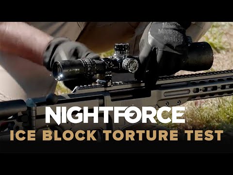 Nightforce Optics | Ice Block Torture Test