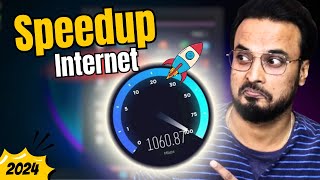 🚀Speed Up Any Internet Connection On Windows 11/10 (2024) | internet speed fast kaise kare