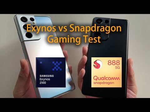 S21 Ultra Exynos 2100 vs Snapdragon 888 Genshin Impact Gaming Test Comparison