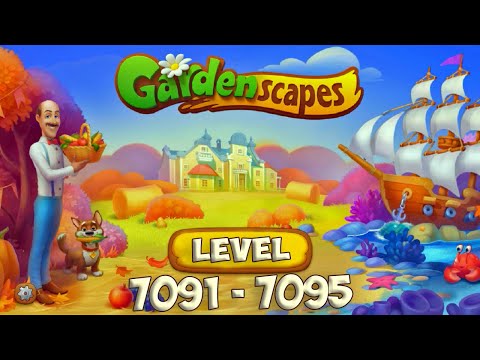 GardenScapes level 7091 - 7095 HD