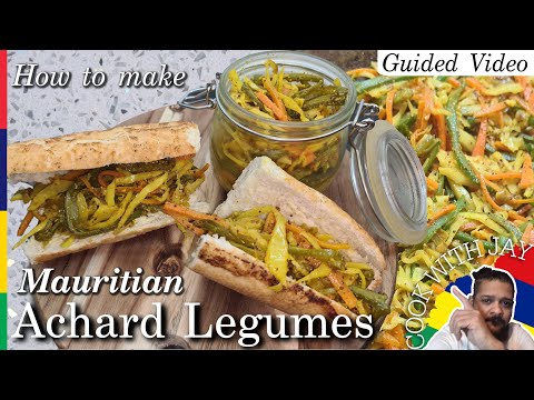 How to make ACHARD LEGUMES (Mauritian Cuisine) #Mauritian #MauritianFood #Food | REAL STEPH & JAY