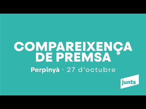 Puigdemont explica en rueda de prensa la decisión de romper con el PSOE