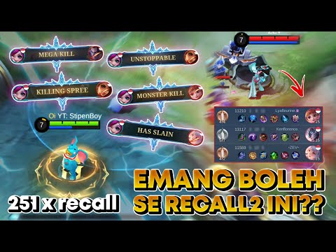 Nana Gajah Recall Recall Tapi Bantai Musuh WKWK - Mobile Legends