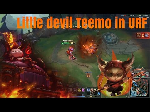 Little Devil Teemo in URF - SHROOMS!!!